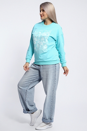 Женская толстовка 80047 / ментол