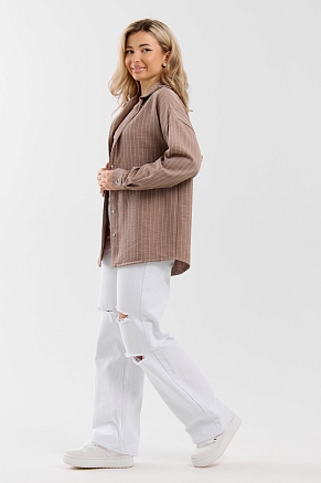 Женская рубашка 36987 / коричневый