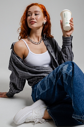 Женская майка 14437/1 / белый