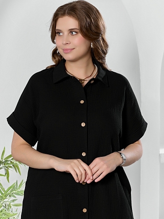 Женское платье Вуаль-5 / чёрный