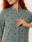 Женская рубашка-халат "Сафари" арт. к3269вш / Вишня