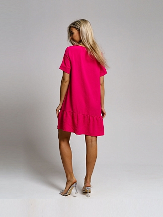 Женское платье мод.1425/4 / Фуксия