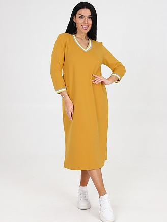 Женское платье ПлФ-2036 / Горчица