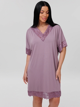 Женская сорочка Сор-112(Вис) / Сухая роза