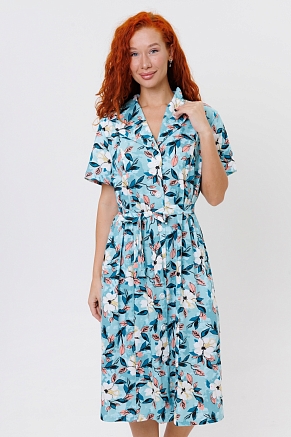 Женский халат 2128/2 / Голубой