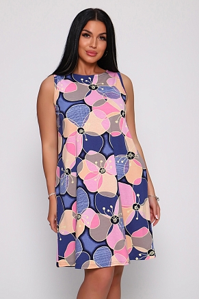 Женское платье Флора Love 726 / Джинс