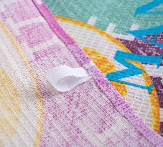 Полотенце банное вафельное полотно / Тропикана