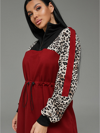 Женское платье Луиза / Бордо