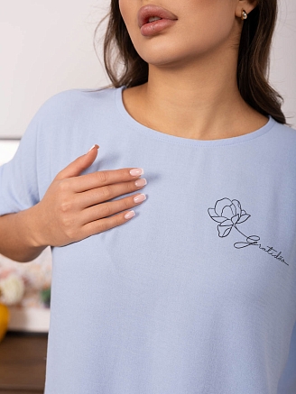 Женский костюм мод.2182/1 / Синий