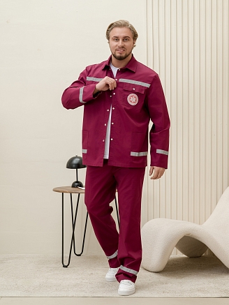 Костюм мужской скорая помощь М-104-14 Элит-145/Стрейч