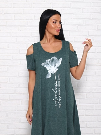 Женское платье Долли / Зеленый