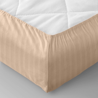 Простыня на резинке "Verossa" Stripe / Bronze