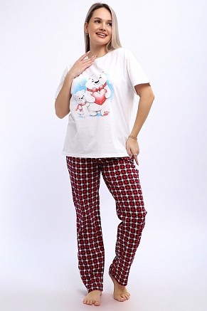 Женский костюм Мишки 667 / Красный