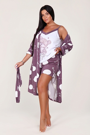 Женский комплект 515 / Сливовый