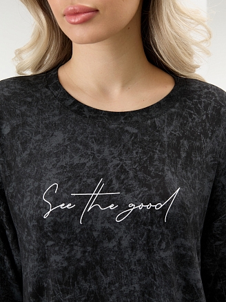 Женская туника Миэла-1 / чёрный