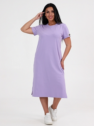 Женское платье-футболка ПлК-56 / Лаванда