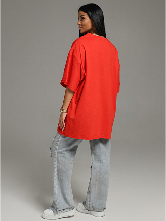 Женская футболка Анита-1 / Алый