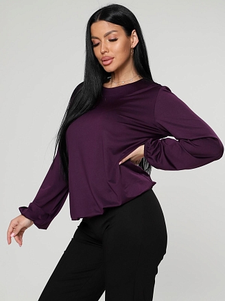 Женская блуза Мирея / баклажан