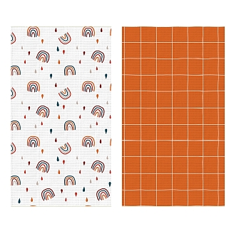 Набор вафельных полотенец "Самойловский Текстиль" Формы / 2 шт.