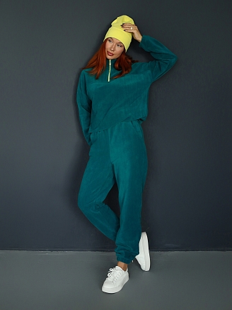 Женский костюм с брюками 2076/11 / Зеленый