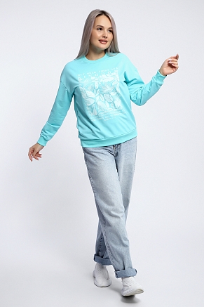 Женская толстовка 80047 / ментол