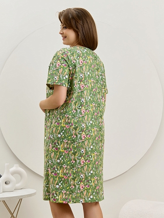 Женский халат Рейна / зелёный