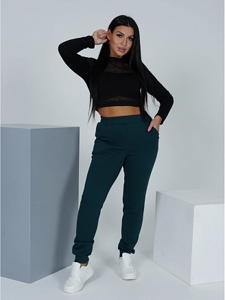 Женские брюки Уют / Изумруд