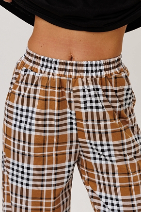 Женский костюм с брюками 2260 / Горчичный