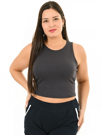 Женская майка М-424 / графитовый