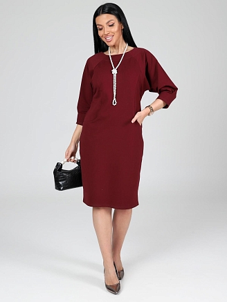 Женское платье Вокал / бордовый