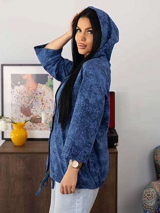 Женская рубашка мод.2176 / Синий