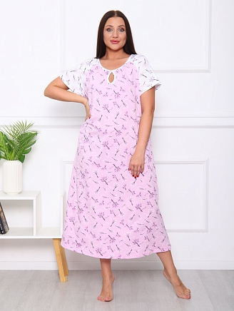 Женская ночная сорочка М-088 / лаванда