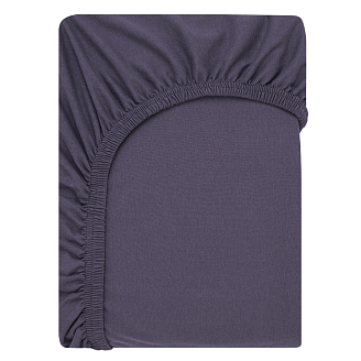 Простыня УЗБ трикотаж / дымчатая