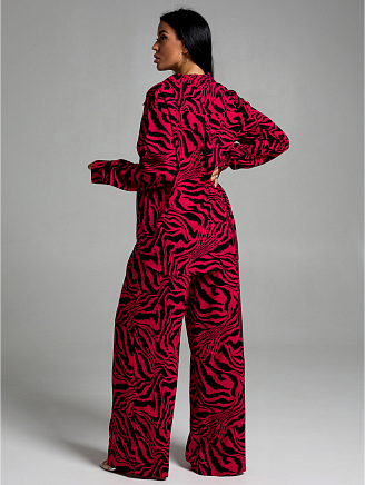 Женский костюм Рошель / Зебра фуксия
