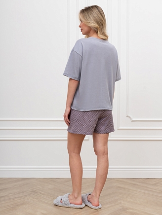 Женский костюм Плюш К-951 / серый