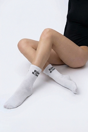 Женские носки стандарт Мистика (набор 2 пары) / белый