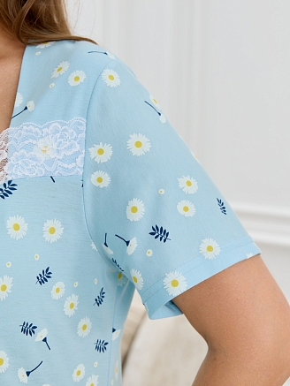 Женская ночная сорочка Мадера-1 / ромашка