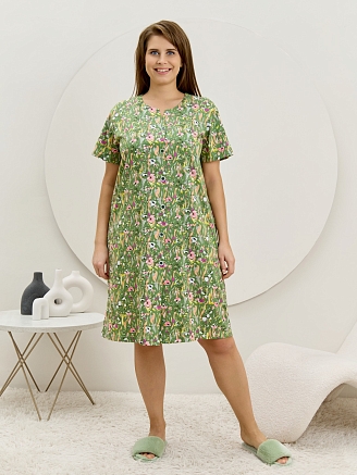 Женский халат Рейна / зелёный