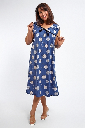 Женское платье 88129 / индиго