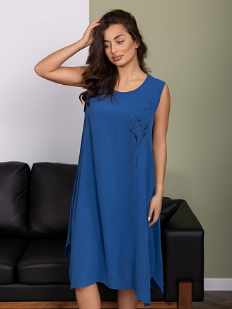 Женское платье мод.2162/1 / Синий