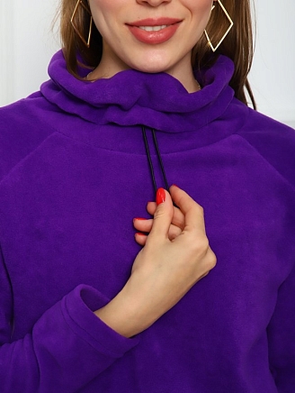 Женская толстовка Гретта / Фиолетовый