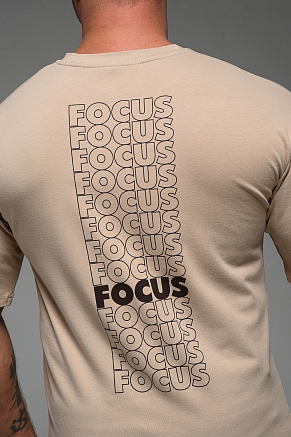 Футболка мужская 8507/1 Focus оверсайз / какао