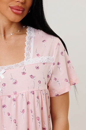 Женская ночная сорочка 2288/1 / Персиковый