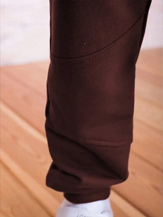 Детские брюки "Конструктор" / Молочный шоколад