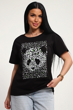 Женская футболка 85651 / черный