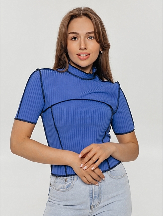 Женская футболка Клео / Василек