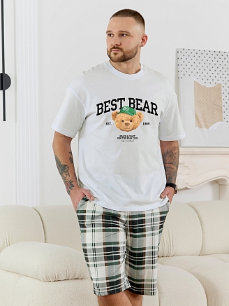 Мужской костюм Мишель-7 КП-169 / зелёный