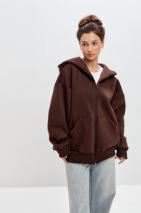 Женская толстовка Сова / Шоколад