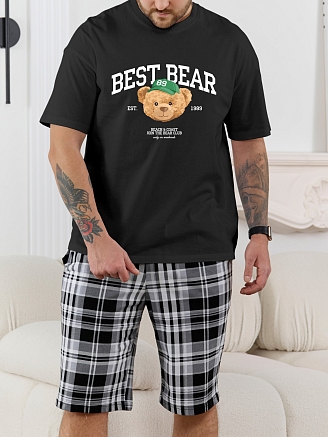 Мужской костюм Мишель-7 КП-169 / чёрный