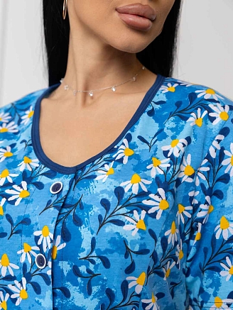 Женский халат мод.1781/8 / Синий